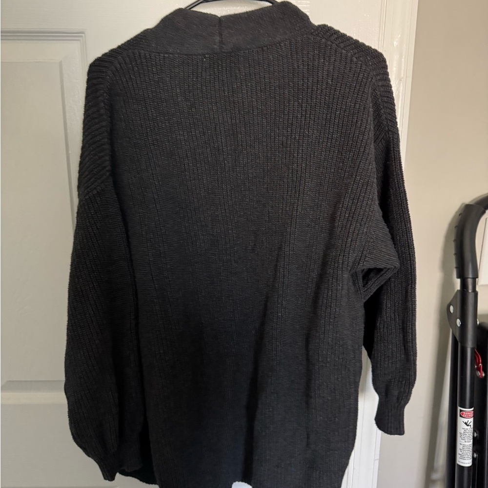 Universal Thread Dark Gray Open-Front Cardigan - image 2